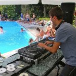piscina per eventi villa